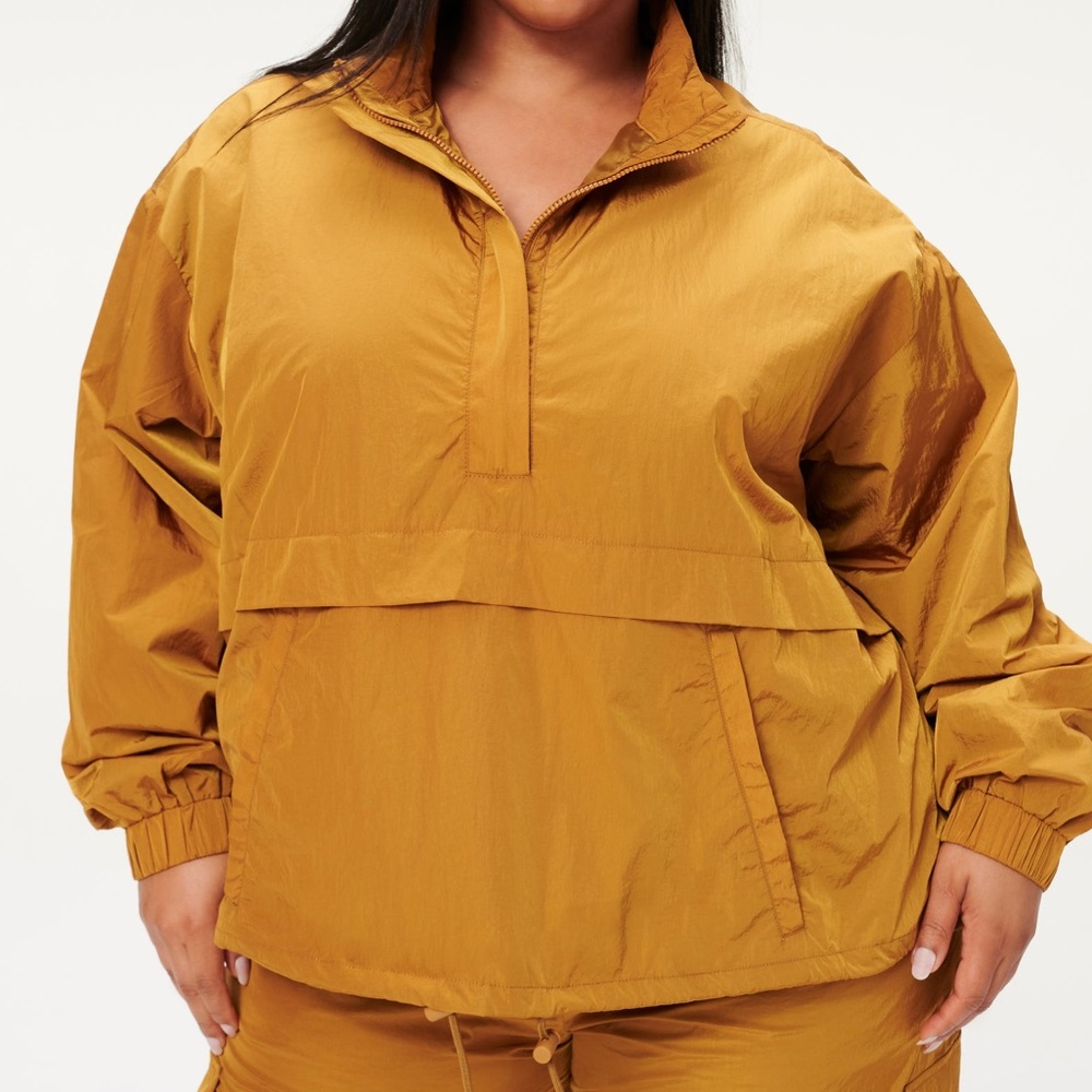 Good American Essential Anorak 2XL Nylon Pullover half zip